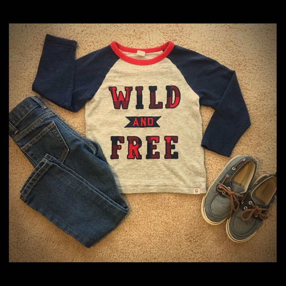 Gap “Wild And Free” Long Sleeve Shirt